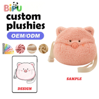 Sac à dos en peluche panda BIPU, fabricant OEM/ODM, sac à dos personnalisé en coton PP rembourré pour enfants de 2 à 4 ans, unisexe, Noël