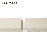 Panneaux de revêtement légers ignifuges en MgO de 12-19 mm, panneaux muraux extérieurs en oxyde de magnésium pour bâtiments en OSB/bois, conformes aux normes ASTM