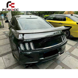 สปอยเลอร์หลังคาร์บอนไฟเบอร์สำหรับฟอร์ดมัสแตง 2015-2021 สไตล์ GT500 สปอยเลอร์ฝากระโปรงท้าย ปีกหลัง อุปกรณ์ตกแต่งภายนอกรถยนต์ - Product Image 4