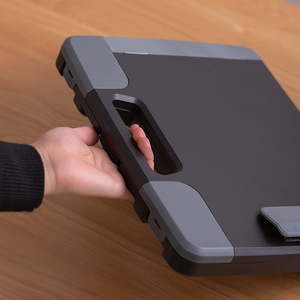 Porte-documents robuste noir avec poignée pour étudiants, enseignants, <span class=keywords><strong>parents</strong></span>, vente, utilitaire, industriel, professionnels de bureau - Product Image 4