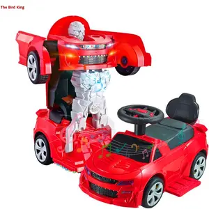 Elektrische 4-wiel transformeerbare auto op afstand voor jongens, op batterijen, van plastic, geschikt voor kinderen van 0-<span class=keywords><strong>3</strong></span> jaar - Product Image 2