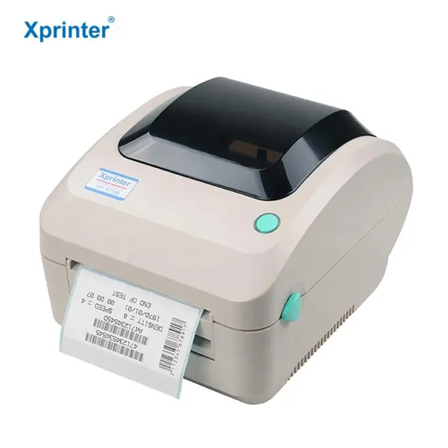 Xprinter XP-470B 100*150mm sticker printer 4 Inch Shipping Label Printer 108mm Thermal Barcode Printer
