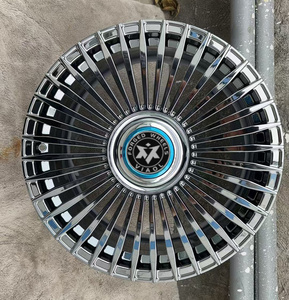 Jantes en alliage forgé sur mesure 5x112 5x120 18 19 20 21 22 pouces chromées avec <span class=keywords><strong>centre</strong></span> <span class=keywords><strong>flottant</strong></span> brillant pour Tesla <span class=keywords><strong>BMW</strong></span> Benz Audi - Product Image 3