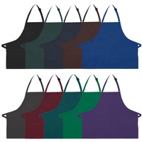 Tablier de cuisine unisexe, vente en gros, uniforme de travail, bavette