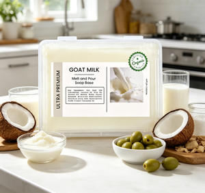 Base <span class=keywords><strong>de</strong></span> savon au <span class=keywords><strong>lait</strong></span> <span class=keywords><strong>de</strong></span> <span class=keywords><strong>chèvre</strong></span> bio, huiles végétales riches <span class=keywords><strong>en</strong></span> graisses saturées, soin profond pour le visage et le corps, base <span class=keywords><strong>de</strong></span> savon au <span class=keywords><strong>lait</strong></span> <span class=keywords><strong>de</strong></span> <span class=keywords><strong>chèvre</strong></span> - Product Image 1