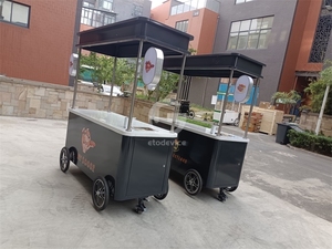 Chariot à glace mobile pour la vente de glaces, <span class=keywords><strong>réfrigérateur</strong></span>-congélateur - Product Image 6