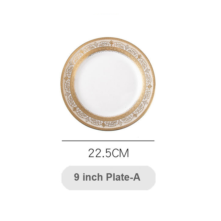 9 pouces Plate-A
