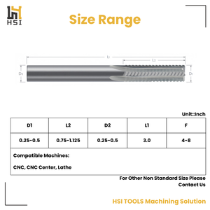 High Performance Solid <strong>Carbide</strong> Compression <strong>End</strong> <strong>Mill</strong> for Laminated Kevlar Cutting - Product Image 3