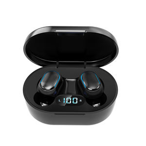 Bon marché, écouteurs de jeu sans fil E7S TWS, bateau, affichage de l'alimentation par LED à faible latence, écouteurs intra-auriculaires sport à dents bleues - Product Image 1