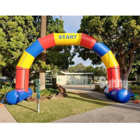 Arco Inflable Ecológico para Eventos Deportivos, Decoración Publicitaria para Carreras al Aire Libre, Arco de Salida y Meta