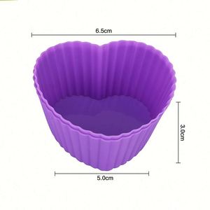 Moules à gâteau en silicone réutilisables, antiadhésifs, résistants à la chaleur, moules à muffins, doublures pour cupcakes, outils de pâtisserie - Product Image 3