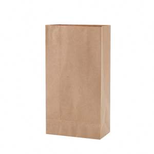 Food Grade Kraft Paper <b>Bags</b> with Flat Bottom, Water & Oil Proof, Take Away Food Pack Packaging, Sugars - Product Image 6
