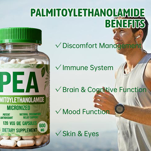 Suplemen Kapsul <span class=keywords><strong>PEA</strong></span> Label Pribadi Penjualan Panas Pasokan Pabrik dengan Suplemen Palmitoylethanolamide - Product Image 3