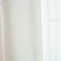 Rideaux Voilages Transparents Légers Blancs pour Salon, Décoration de Vente en Gros