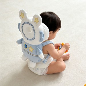 Almohada de Protección para la Cabeza del Bebé, Anti-caídas, Forma de Almohada, Tela de Felpa Transpirable, Reposacabezas para Bebés de 1 a 3 Años - Product Image 1