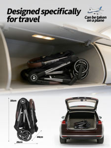 Cochecito <span class=keywords><strong>de</strong></span> Bebé Ligero para Viajes en Avión, Plegable con una <span class=keywords><strong>Mano</strong></span>, con Asiento Reversible - Product Image 5