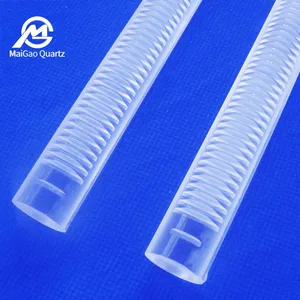 High Temperature Clear Transparent Optical Fused Silica slotting Quartz Glass Rod Supplier Cylindrical Rod