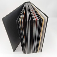 Livres reliés en édition spéciale personnalisée avec tranche pulvérisée, impression offset sur papier kraft, gaufrage et vernis sélectif UV