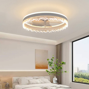 Double-Sided Smart <b>Ceiling</b> <b>Fan</b> for Bedroom 5-Blades, 3 Color Temperatures, 6-Speed Low-Noise DC Motor, <b>Remote</b>/APP Control - Product Image 1