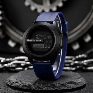 Reloj Deportivo Digital para Hombre, Resistente al Agua 10M, con Alarma, Cronógrafo, Esfera de 45mm, Correa de Silicona, Luminoso y Multifuncional - Product Image 6