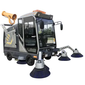 High Quality Cheap Electric Cleaning Car Sweeper Machine Ride On Road Sweeper