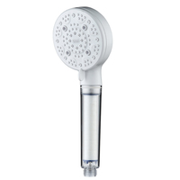 Nouveau design vente chaude 9 Modes économie d'eau Abs plastique arrêt de l'eau PP coton filtre pommeau de douche à main pour salle de bain