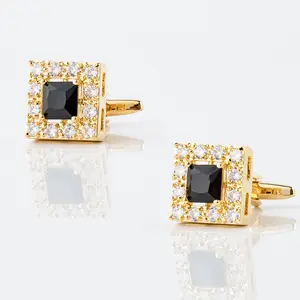 男性のためのカスタムエポキシカフリンクゴルフヴィンテージライオンヘッドスチームパンクスクエアカフリンクスDiy - Product Image 1