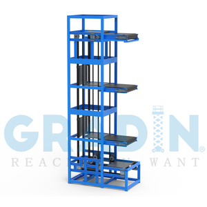 1 bis 6 Stops 500 Lbs bis 20.000 Lbs Kunden spezifischer E-förmiger vertikaler Hub kolben förderer <span class=keywords><strong>lift</strong></span> - Product Image 6