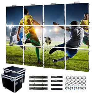 Tam Renkli P3.91 Piksel Aralığı 500*500mm LED <span class=keywords><strong>Video</strong></span> Duvar, yüksek parlaklıkta 6000 nit IP65 Su Geçirmezlik için Uygulama Kontrolü ile tasarlanmıştır. - Product Image 1