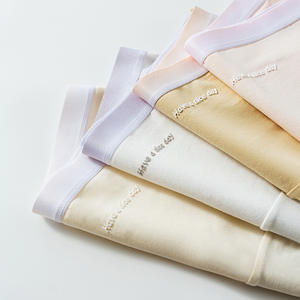 En Stock: Bragas Hipster de Algodón Puro Transpirables y Antibacterianas para Niña, de Tiro Medio, Estilo Deportivo, Color Liso Sencillo, Tejidas - Product Image 4