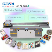 Impresora UV Digital de Formato Grande A0 A1, Máquina de Impresión Plana UV 2513 para Cajas de Embalaje, Cartón, Papel Tapiz, Alfombras, PVC