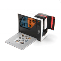 Imprimante de cartes d'identité PVC Evolis Agilia haute performance, simple ou double face, retransfert 600 dpi, pour cartes de membre