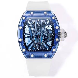 Reloj de Pulsera Tourbillon RM 052 de Alta Calidad con Caja Transparente de Cristal de Zafiro, Combinación Precisa y Elegante para Hombre de Negocios - Product Image 1