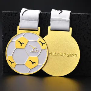 Custom Made Soccer Metal Gold Sports Football Medals