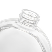Flacon diffuseur en verre rond de luxe vide, personnalisé, 200 ml, 100 ml, pour arôme, avec bouchon à vis noir et bâtonnets en rotin