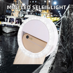 Mini Aro <span class=keywords><strong>de</strong></span> Luz LED Portátil para Selfies <span class=keywords><strong>Precio</strong></span> <span class=keywords><strong>de</strong></span> Fábrica Recargable Luz <span class=keywords><strong>de</strong></span> Relleno <span class=keywords><strong>de</strong></span> Belleza para Fotografía Móvil Compatible con Celulares - Product Image 3