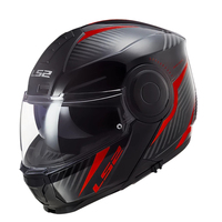 Casque modulaire à double visière LS2 FF902 pour hommes et femmes, haute performance, ABS, visière intégrale rabattable pour la course à moto