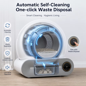 Large Capacity Smart Litter <b>Box</b> <b>for</b> Indoor Cats with App Monitoring - Product Image 3