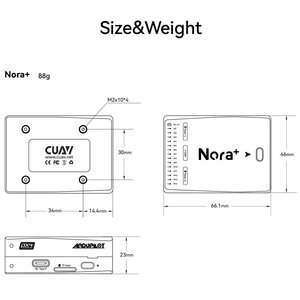 Cuav NORA + GPS gnss RC Drone phụ kiện Neo 3 máy bay lidar Quadcopter với Pixhawk Cube điều khiển từ xa - Product Image 6