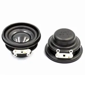 32mm Round Frame 4Ohm 3.0W 18.9mm Height Micro Multimedia Speaker Full Range Black Waterproof Speaker