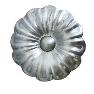 เหล็กดัดโลหะสำหรับตกแต่งรั้วแบบศิลปะการตกแต่งส่วนหนึ่งขึ้นรูปดอกไม้แบบเชื่อมได้การหล่อดอกไม้ใบไม้ - Product Image 3