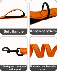 Long Solid Dog Leash Small Large Dogs Cats Strong Puppy <b>Training</b> Traction Rope Portable Pet <b>Lead</b> Golden Retriever - Product Image 5
