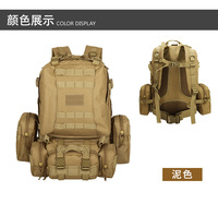 Sac tactique fonctionnel MOLLE pour l'alpinisme et les sports de plein air, sac à dos à double bretelle