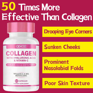 Kadınlar için Cilt Esnekliği ve Kırışıklık Bakımı için Deniz ve Sığır Kolajeni İçeren Çoklu Kolajen Peptitleri Kapsülleri Vegan Süt Ürünleri İçermez - Product Image 2