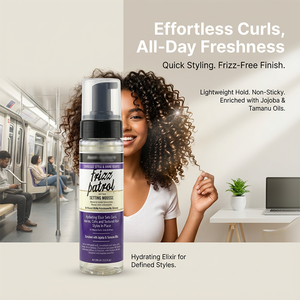 Mousse para el Cabello de Fijación Fuerte y Control del Frizz, Espuma para Trenzas de Larga Duración, Brillo, Hidratación y Estilo, Sets de Elixir para Rizos - Product Image 5