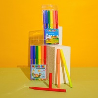 Ensembles colorés de marqueurs d'art multicolores pour enfants et étudiants, stylos à eau, pointes en feutre