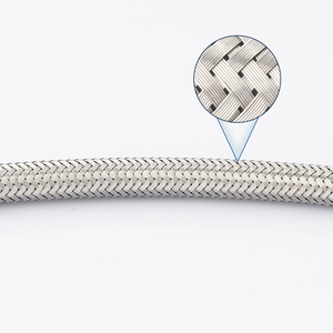 현대적인 내구성 있는 스테인리스 스틸 브레이디드 유연한 화장실 호스 1/2인치 욕실 배관 내부 PEX 튜브 구리 피팅 배관 호스 - Product Image 3