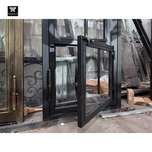 Portes en acier et verre extérieures avec <span class=keywords><strong>porte</strong></span> pour chien pour maisons, design fin, style Crittall, portes <span class=keywords><strong>patio</strong></span> avec petite <span class=keywords><strong>porte</strong></span> pour animaux de compagnie, Géorgie - Product Image 4