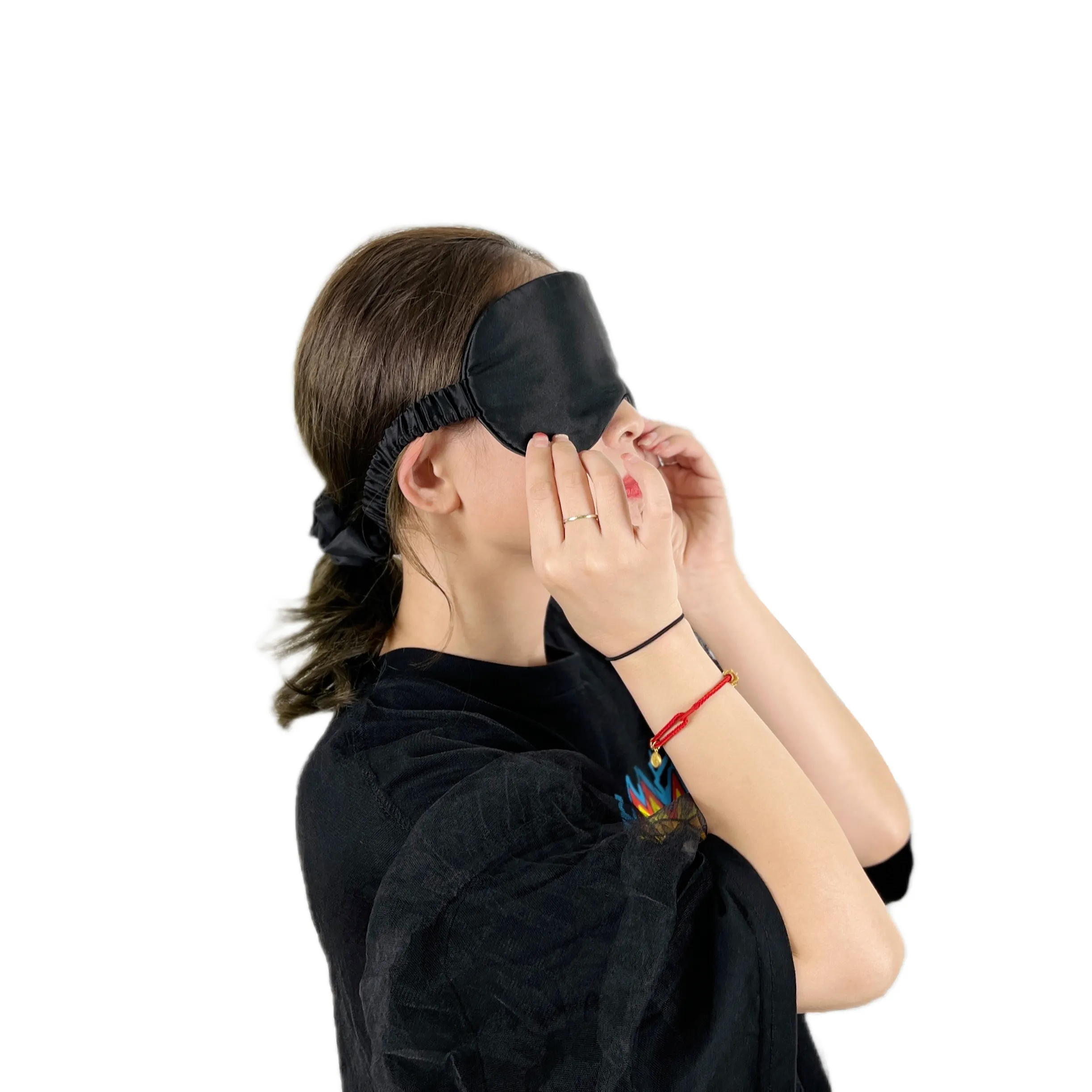 wholesale custom reusable eye mask high quality travel eye mask for sleeping