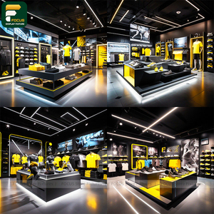 ราวแขวนเสื้อผ้าพร้อมราวแขวนสำหรับร้านค้าปลีกเสื้อผ้า ดีไซน์สวยงาม - Product Image 6